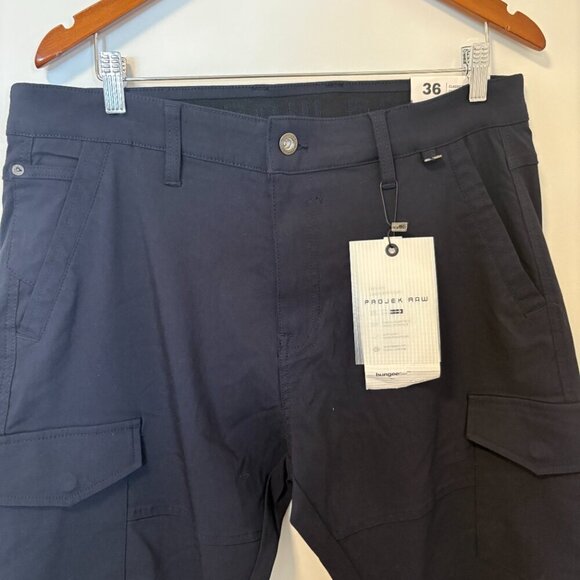Projek Raw Men’s Bungee Original Flex Pants size 36 Navy NWT - Picture 4 of 16